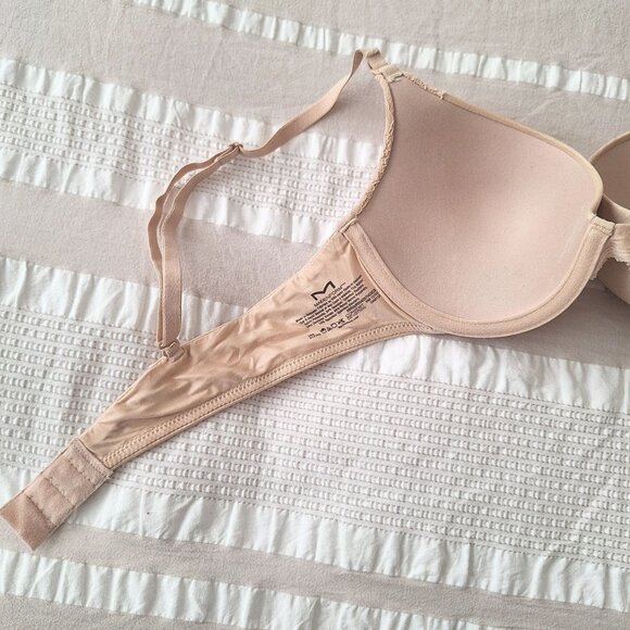 Maidenform Nude Lace Detail Push-up Bra 36A - Picture 4 of 9